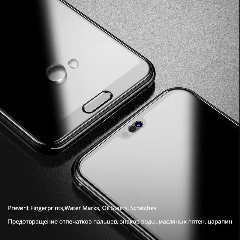 5D закаленное стекло с изогнутыми краями для Huawei P20 Lite Pro стеклянная пленка полное
