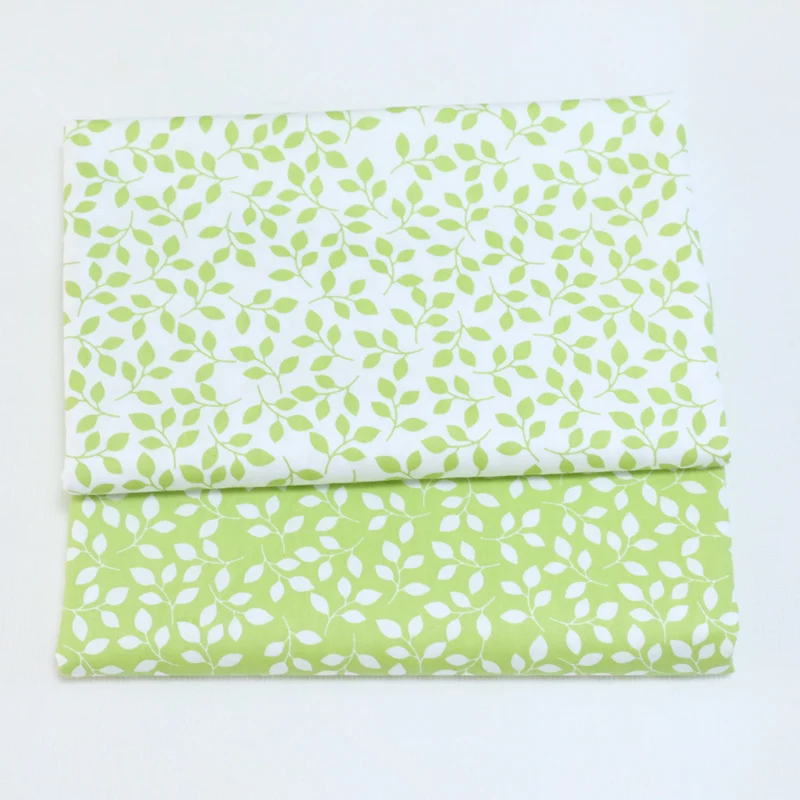 

Green Leaves Series Cotton Patchwork fabric for DIY Sewing Quilting Fat Quarters Material For Baby&Dolls