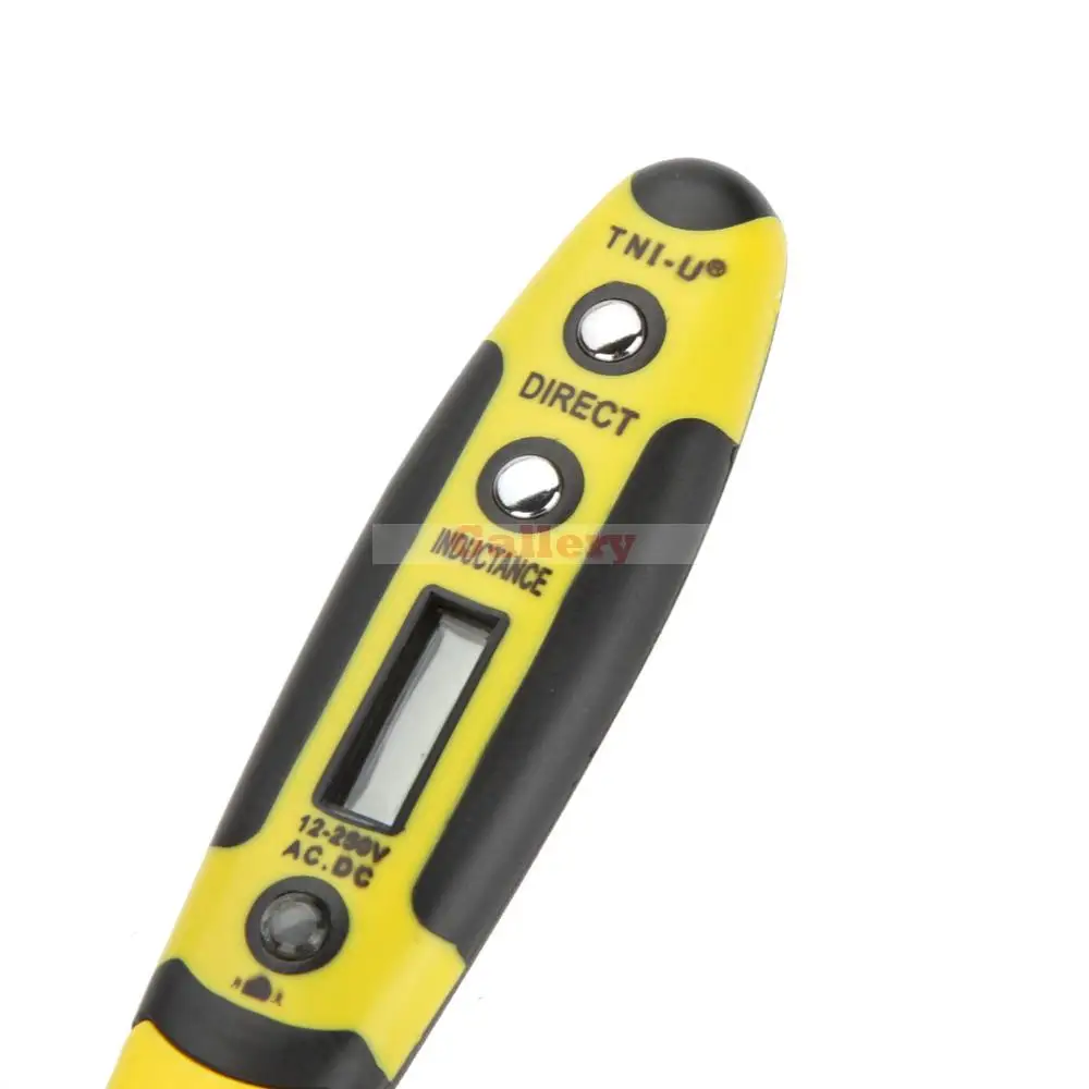 TU-D99C Multifunctional Digital AC/DC Voltage Tester Pen Continuity 12-250V W/ LCD Display &amp Indicator Lamp | Инструменты