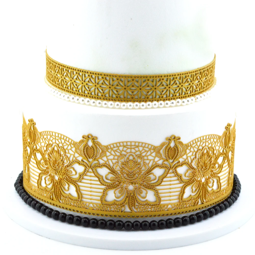 Силиконовые кружевные коврики с цветочным узором свадебные помадные украшения