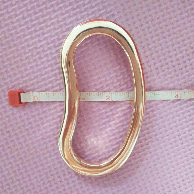 40 наборов 90х38 мм никелевый металлический кошелек с люверсами Золотая овальная