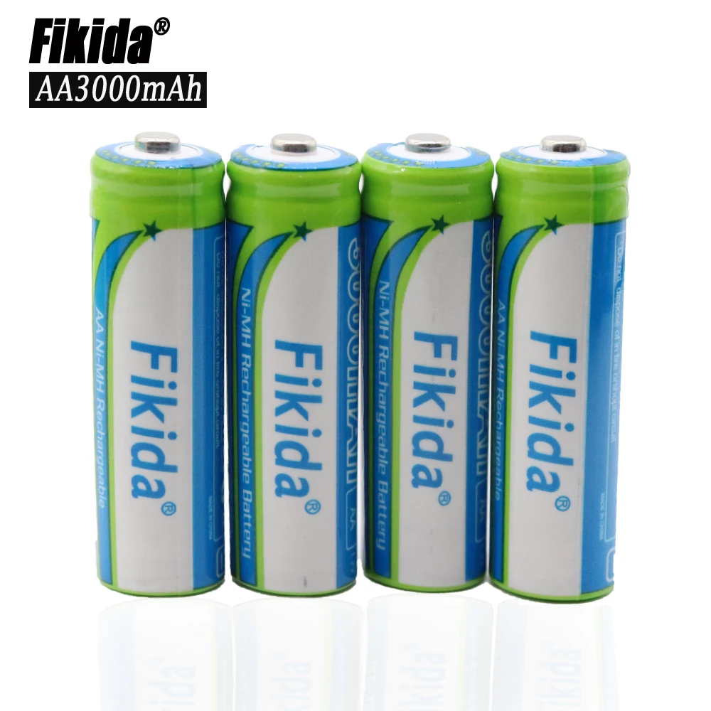 1 2 V Высокая емкость Ni-MH AA 3000mAh перезаряжаемая батарея 2A дистанционный фонарик