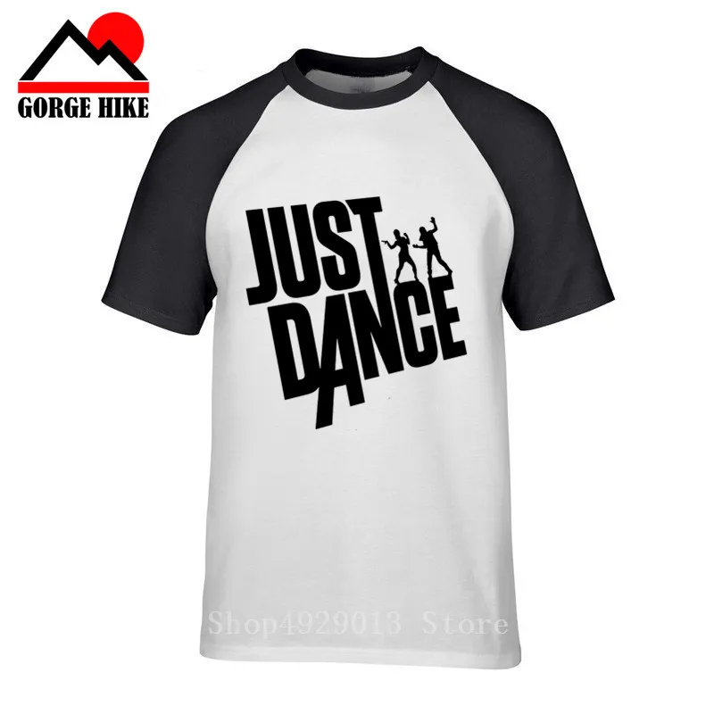 Мужская футболка с круглым вырезом Just Dance в стиле хип хоп модные футболки танец Str