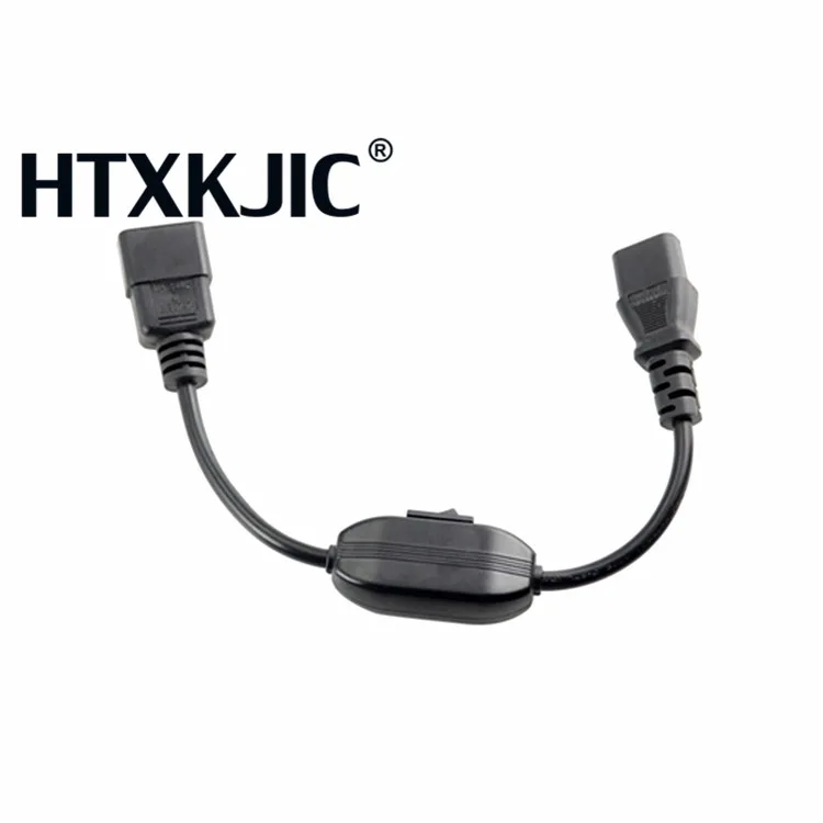 C14-C13 удлинитель питания IEC 320 C13 мама к C14 папа с 10 А выключателем | Компьютеры и офис