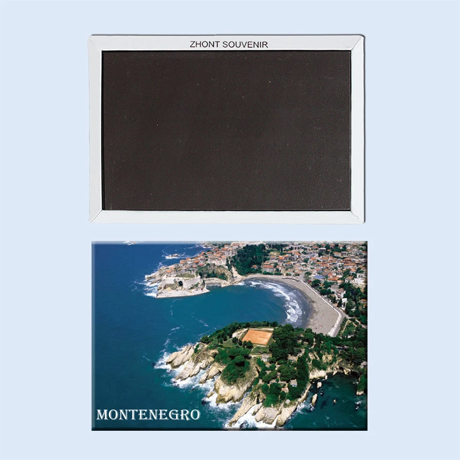 Прямоугольные магниты сувенир Ulcinj Montenegro Восточно европейские туристические