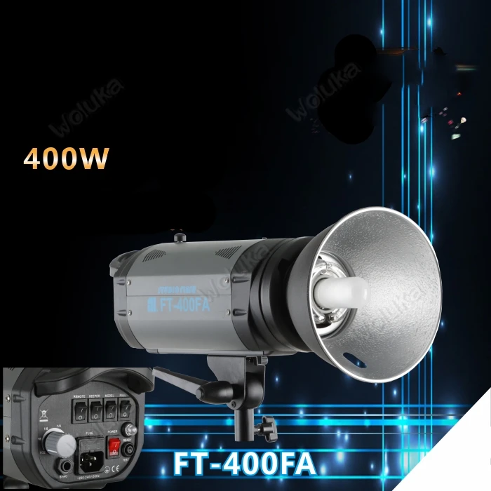 Студийный фонарик головка вспышка фото свет FT 400FA фотографическое оборудование