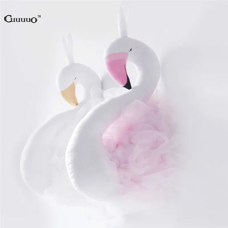 3D настенные украшения милые мягкие куклы фламинго подвесные игрушки для спальни