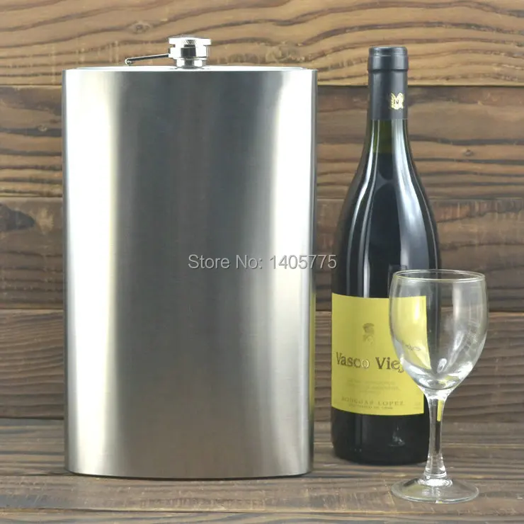 Экстра большая 64 унций утолщенная фляжка из нержавеющей стали бутылка флакон для