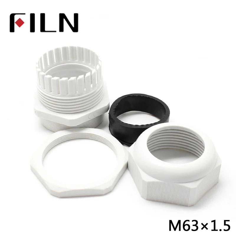 

PG63 M63x1.5 Nylon waterproof cable gland connector compression electrical solar cable entry