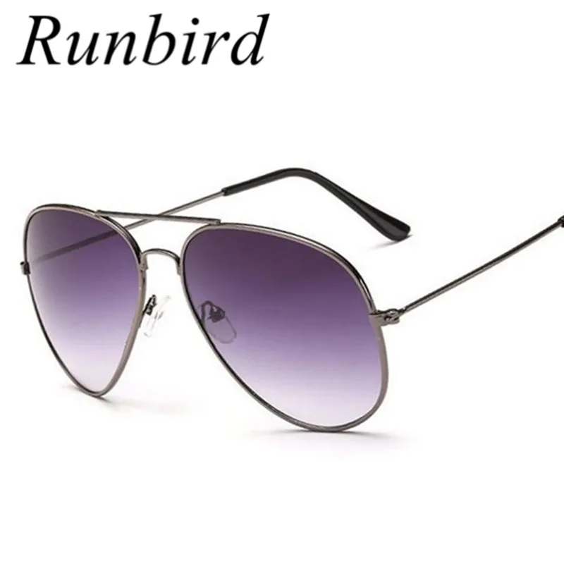 Солнцезащитные очки RunBird в металлической оправе UV400 085 для мужчин и женщин