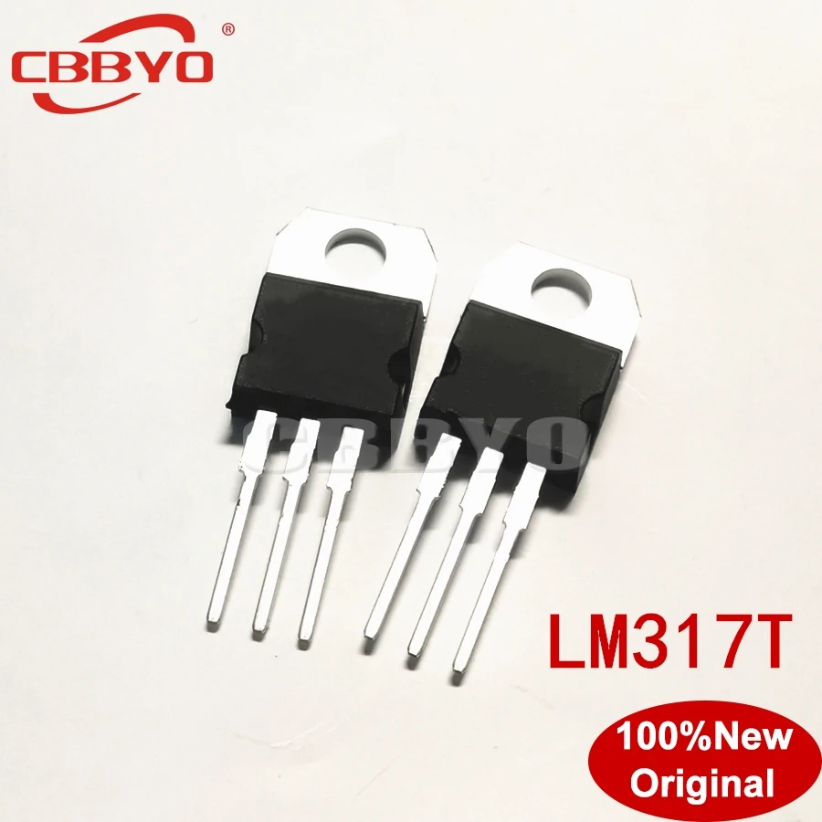 10PCS LM317T TO-220 LM317 TO220 new and original IC free shipping | Электронные компоненты и принадлежности