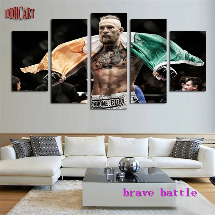 Conor McGregor 001 домашний декор HD печать портрет живопись на холсте|Рисование и