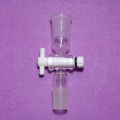 Лабораторный адаптер для контроля расхода с PTFE стопкоком 24/29 лабораторная посуда
