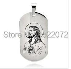 

hot sales Stainless Steel JESUS Dog Tag best-selling Religious figures dog tags Stainless steel laser engraved dogtag