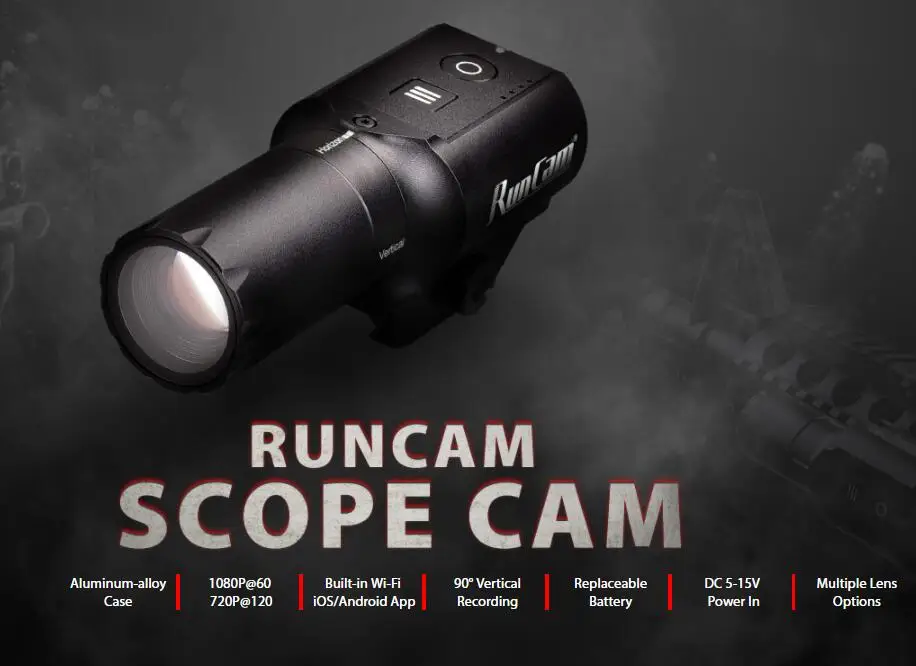 Новый RunCam Scope Cam MOV DC 5 V 15 4MP HD камера 35 мм объектив Micro USB максимальная поддержка 64G SD