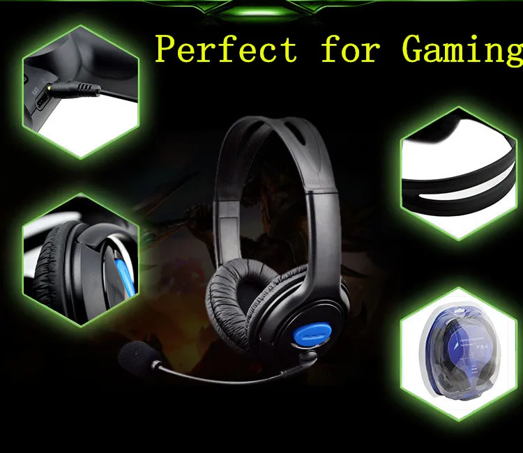 Проводная игровая гарнитура 3 5 мм с двойными наушниками для игровых разговоров