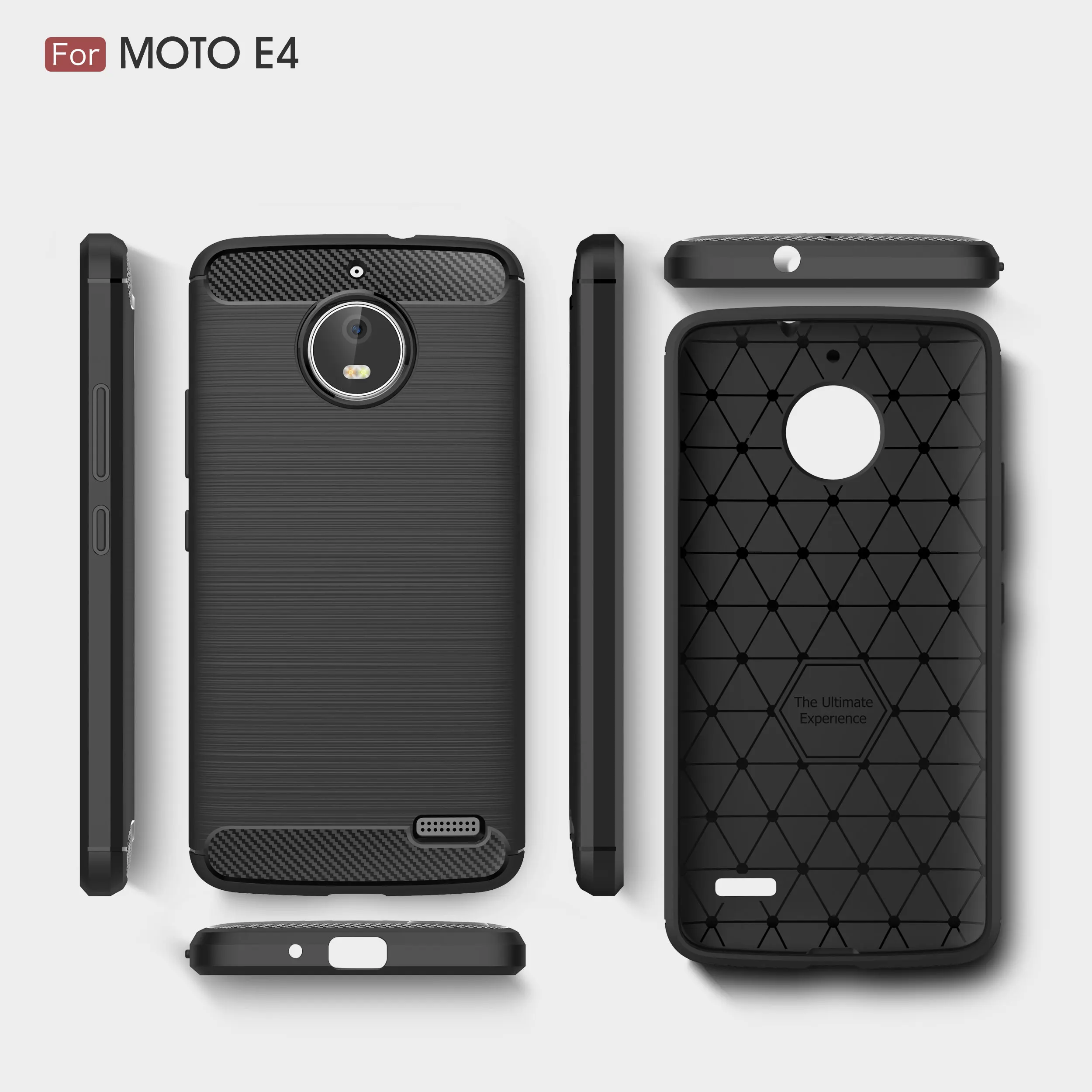 Armor Case for Coque Motorola Moto E4 xt1767 xt1762 Soft Silicone Phone Back Cover For Lenovo E 4 MotoE4 Capinha |