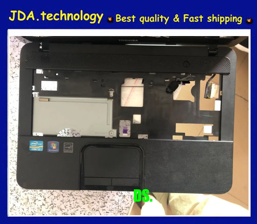 Wellendorff Geniune Упор для рук topcase в сборе для TOSHIBA Satellite C800 C805 C840 C845 верхняя крышка верхняя оболочка сенсорная панель