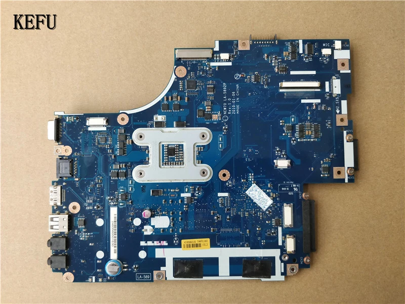 Материнская плата KEFU для ноутбука ACER 5741 5742 MBTVF02001 NEW70 хорошее качество LA-5892P |