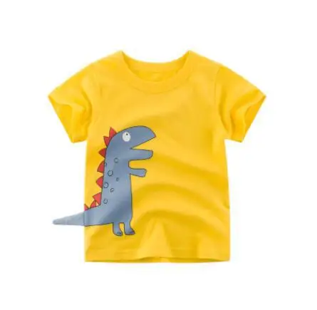 t-shirt 20 OLN, летняя детская футболка для мальчиков футболки с короткими рукавами и принтом короны для маленьких девочек хлопковая детская футболка футболки с круглым вырезом, одежда для мальчиков - Цвет: t-shirt 20