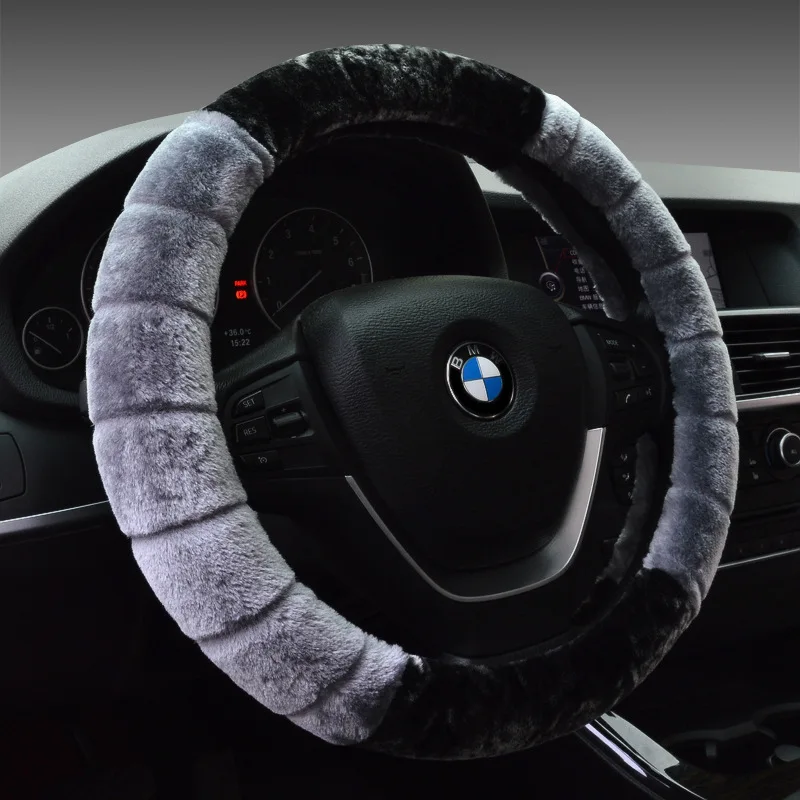 

steering cover winter warm car steering wheel cover Environmental sport cover wheel Diameter38cm plush material