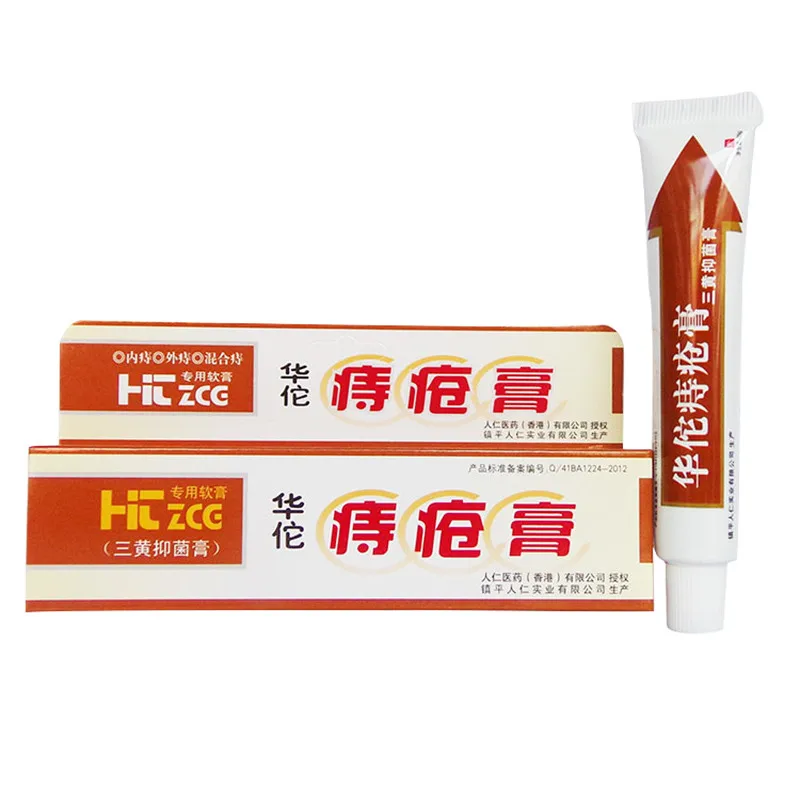 1 шт. крем от геморроя HuaTuo CreamHerbal мощный для внутреннего и внешнего без коробки |