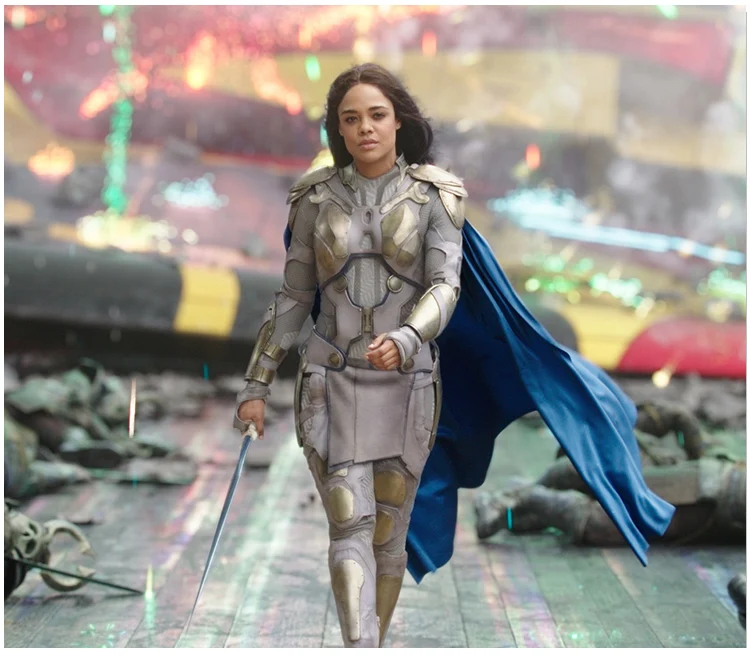 Тор Ragnarok Валькирия Косплей Костюм женский фильм супергерой боевой костюм необычная одежда на Хэллоуин, костюмы для женщин полный комплект