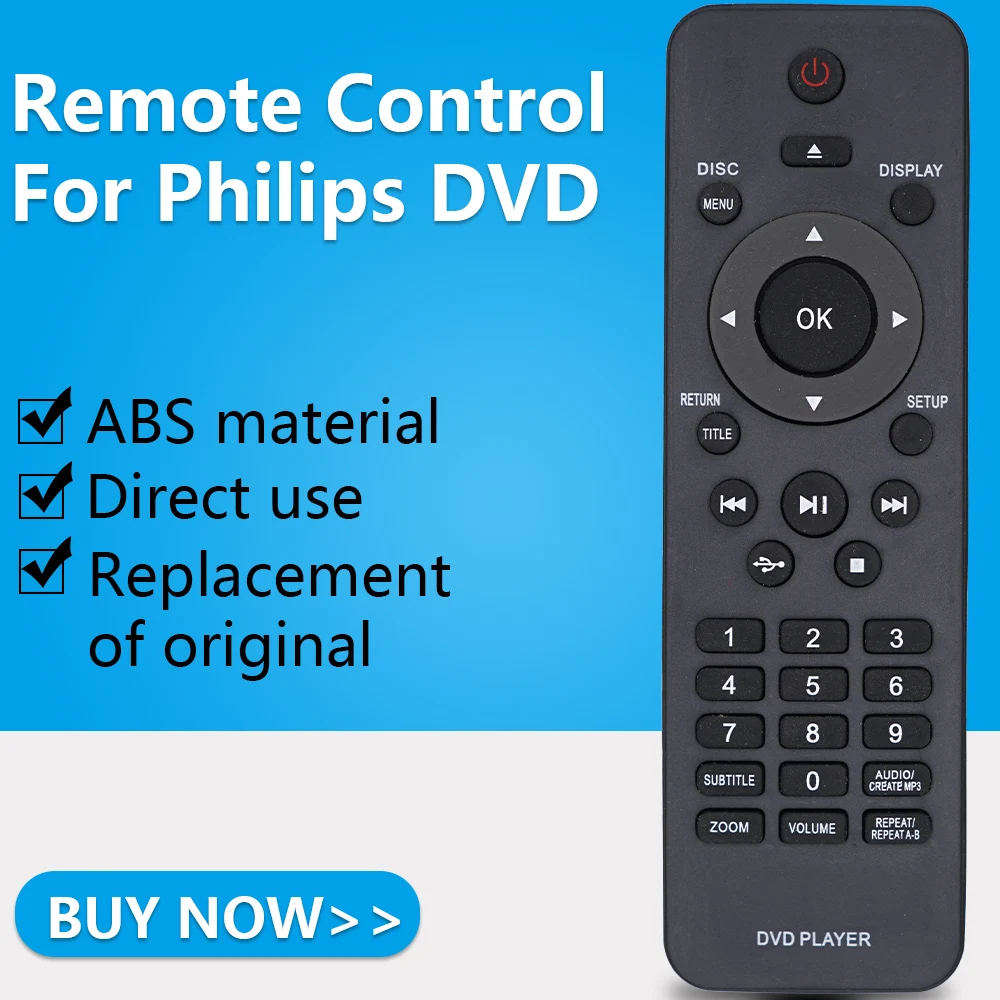 Пульт дистанционного управления ZF для Philips DVD DVP3600/933600DVP3350K/93/DVP3880K|Пульты ДУ| |