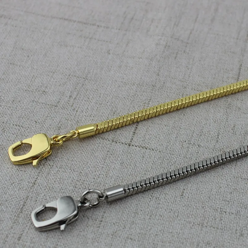 Металлические цепи высокого класса с крюком 120 см женская сумка съемный длинный