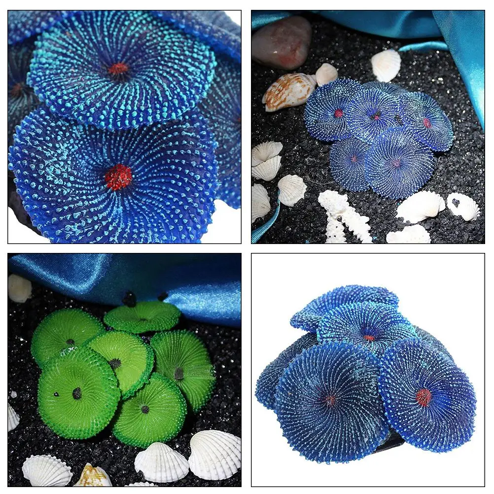 Искусственная Смола Коралловое морское растение орнамент Силиконовое