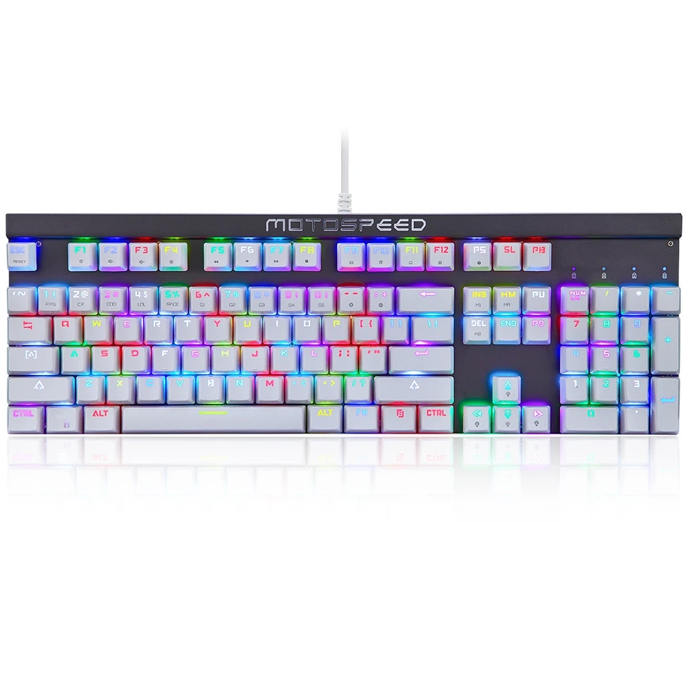 Официальная продажа русский/английский Motospeed CK103 игровая механическая