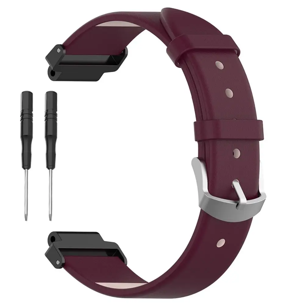 Для Garmin Forerunner 220 230 235 630 620 735 Смарт часы пояса из натуральной кожи спортивный ремешок на запястье часы группа с инструменты