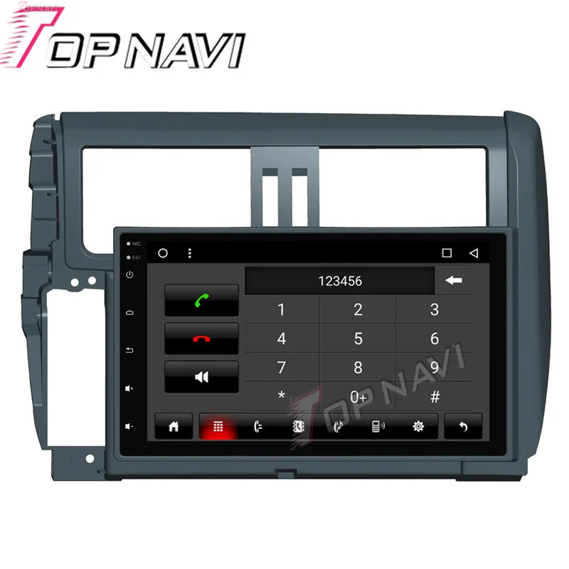 Auto Plug&ampPlay Radio for Toyota PRADO 2010 2011 2012 2013 Android 6.0 9'' Topnavi Quad Core Car Bluetooth Multimedia Players |
