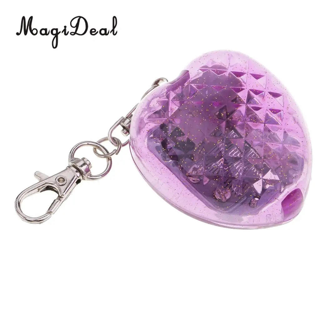 Purple MagiDeal брелок музыкальная шкатулка мини в форме сердца музыкальная шкатулка брелок кулон зеленый - Цвет: Purple