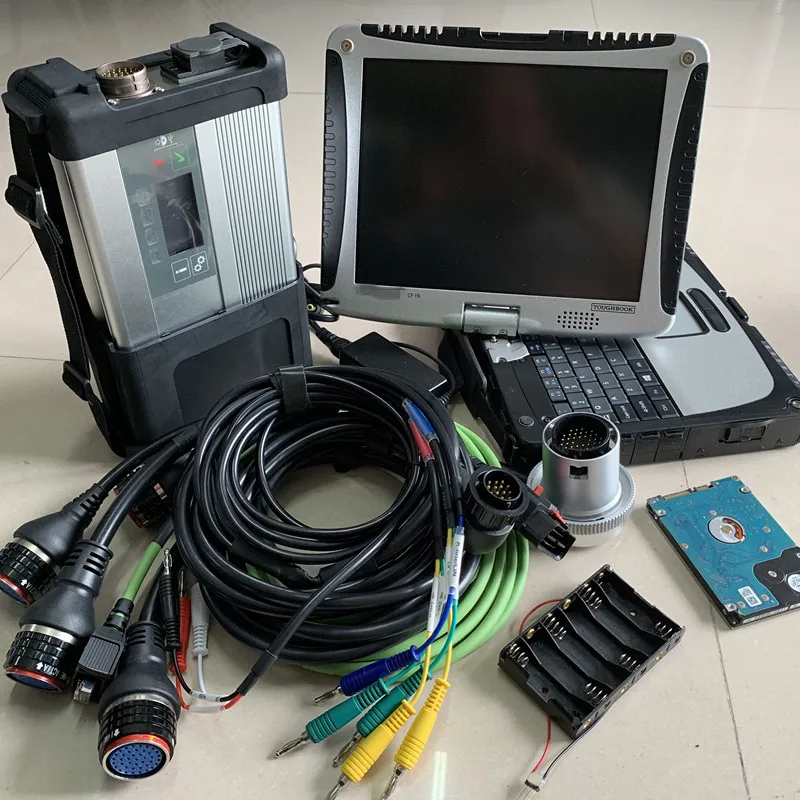 2021 Супер MB Star диагностический инструмент SD Connect C5 с ноутбуком cf 19 toughbook 4G 03 v HDD
