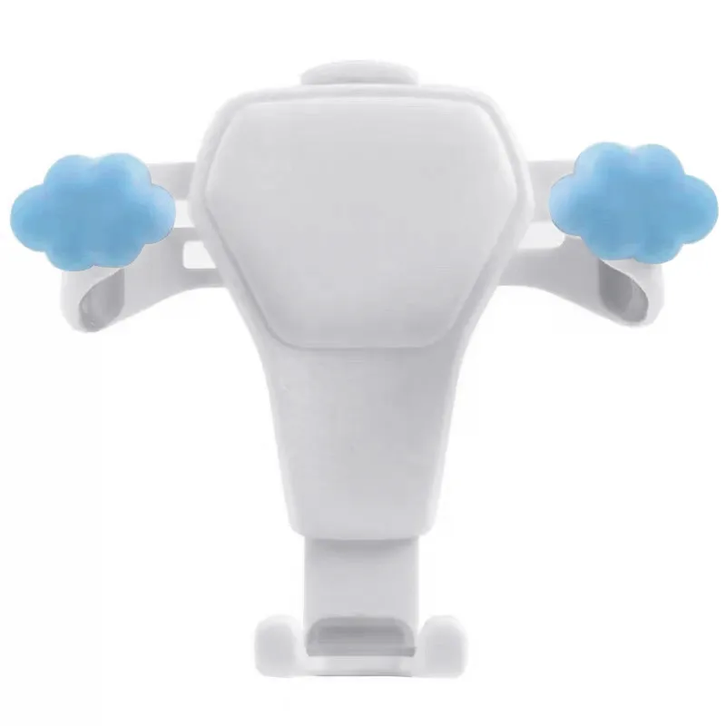Blue clouds on white Автомобильные аксессуары Gravity Car Air Vent держатель колыбели подставка для IPhone мобильный телефон gps Противоскользящий автомобильный кулон - Название цвета: Blue clouds on white