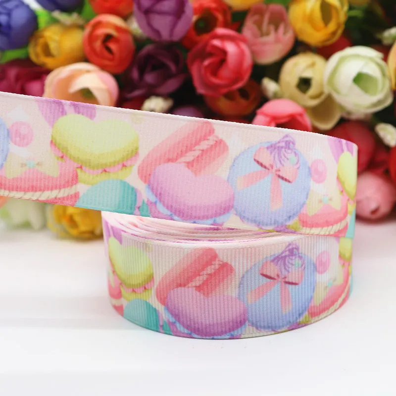 12 10 ярдов Grosgrain лента клубника торт печатная лента " 25 мм пробки для бутылок DIY ремесла аксессуары ручной работы M19070902 - Цвет: 12