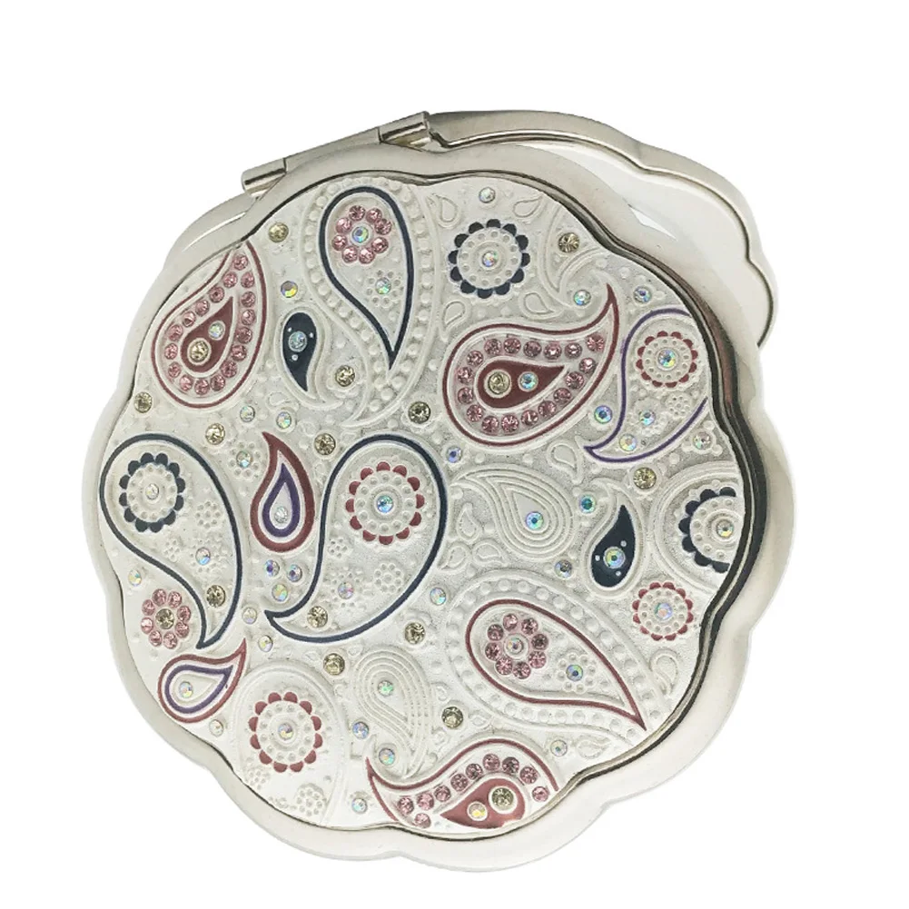 Подарки Компактный набор для макияжа женский двухсторонний под старину металла