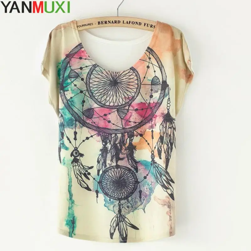 2017 Летний стиль короткий рукав летучая мышь Blusa повседневные свободные футболки