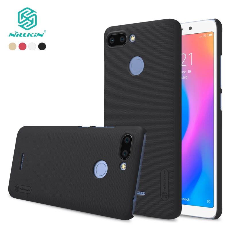 5 45 Redmi 6 чехол 6A задняя крышка оригинал Nillkin Матовый ПК Жесткий Чехол Подарочный