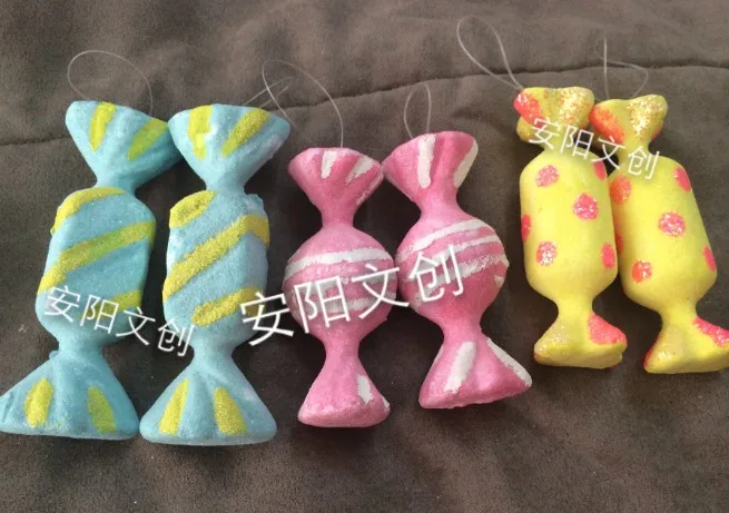 Рождественские украшения для сцены десертная серия пенопластовые конфеты 10 см