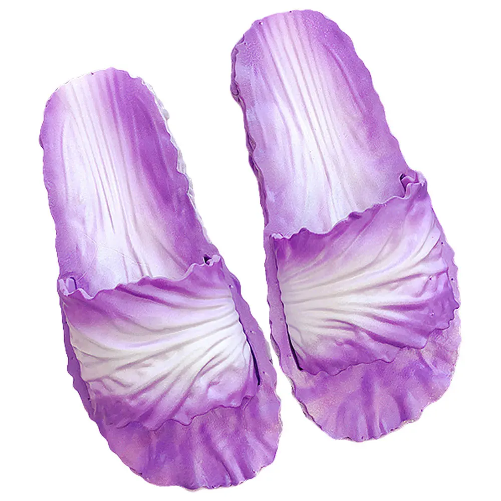 

Novelty Cabbage slippers indoor bathroom Slippers Women vegetables slippers