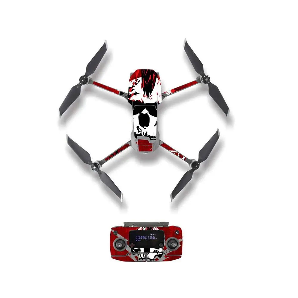 YSDJM20186 Мультфильм шаблон стиль кожи наклейка для DJI Mavic 2 Pro& Zoom Drone корпус пульт дистанционного управления батарея защитная пленка - Цвет: YSDJM20186
