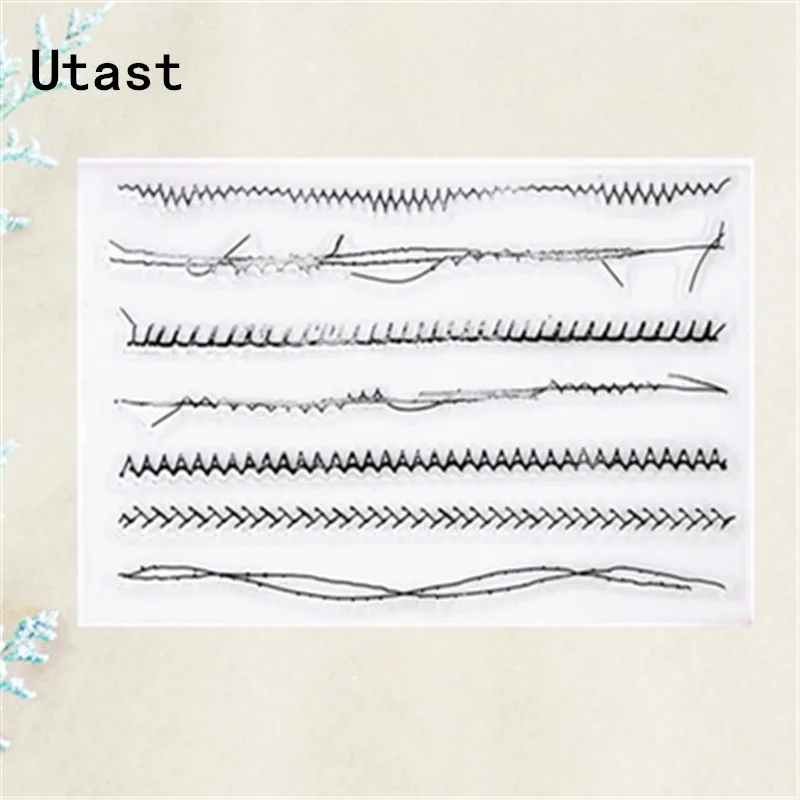 Прозрачная силиконовая нить для шитья линий/прозрачная резиновая печать