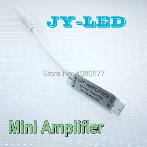 

10pcs/lot Mini LED Amplifier With DC Female Adapter 12V 12A 144W Signal Repeater Controller For 3528 5050 RGB LED Strip