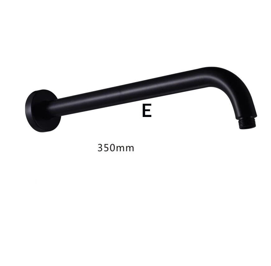 bakala black stainless steel wall mounted or ceiling mounted bathroom shower arm shower rod free global shipping