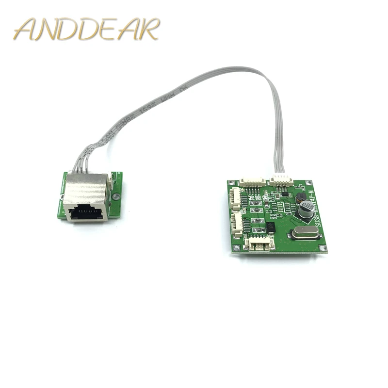 Мини-модуль дизайн коммутатора ethernet схема для модуль коммутатора ethernet 10/100 Мбит/с 3/4/5-разъемное зарядное usb-устройство для PCBA плата OEM материнская плата