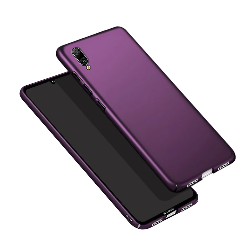 Матовый чехол для Hauwei Y7 Pro 2019 Жесткий Чехол Huawei Y 7 Prime телефона 2019|Бамперы| |