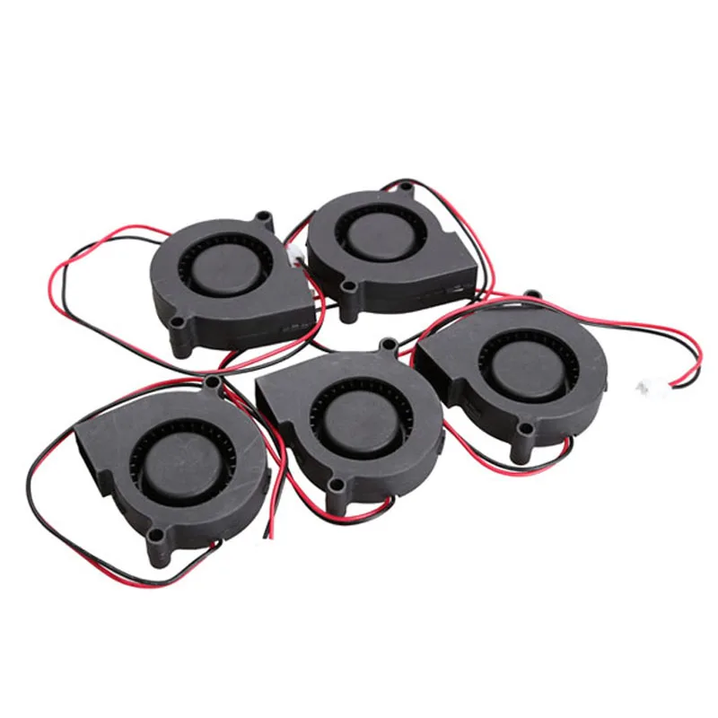 5 шт. Ультра тихий бесщеточный вентилятор постоянный ток черный охлаждающий
