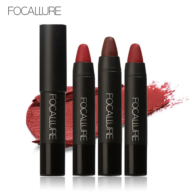 FOCALLURE 3 шт Матовая губная помада высокого качества водостойкая с длительным